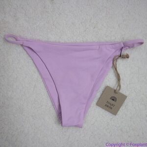 NEW Toast Swim Free People String Bikini‎ Bottom, light purple lilac, S
